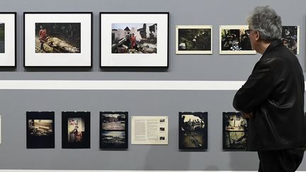 Exposition Susan Meiselas, musée du Jeu de Paume, février 2018 (ALAIN JOCARD / AFP)