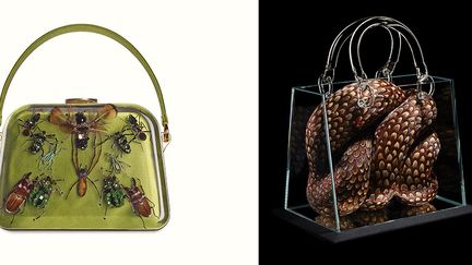 Promenade pour un objet d'exception : Prada (à gauche) et Dior (à droite) 
 (Comité Montaigne )