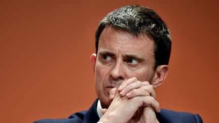 Manuel Valls, le 5 mai 2017 à Paris.&nbsp; (PHILIPPE LOPEZ / AFP)