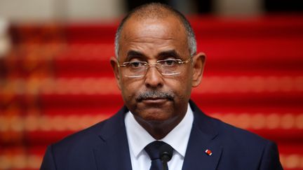 Le Premier ministre ivoirien Patrick Achi, alors Secrétaire général de la présidence ivoirienne, le 10 juillet 2018. (LUC GNAGO / REUTERS)