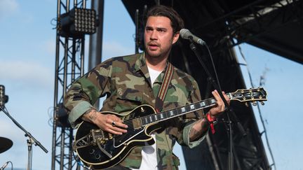 Le chanteur et musicien californien Hanni El Khatib au festival We Love Green, à Paris, le 30 mai 2015. (DAVID WOLFF - PATRICK / REDFERNS / GETTY IMAGES)