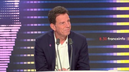 Geoffroy Roux de Bézieux, le président du Medef,&nbsp;était l'invité du "8h30&nbsp;franceinfo" du&nbsp;jeudi 17&nbsp;novembre 2022. (FRABNCEINFO / RADIO FRANCE)