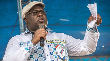 Félix Tshisekedi, 55 ans, a été proclamé président élu de la RDC dans la nuit du 10 janvier 2019. (JUNIOR D. KANNAH / AFP)