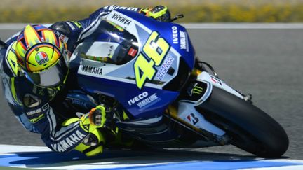 Valentino Rossi (Yamaha M1) à Jerez