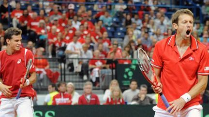 Daniel Nestor et Vasek Pospisil associés en double