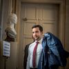 Le député RN de la Somme, Jean-Philippe Tanguy, dans la salle des Quatre Colonnes à l'Assemblée nationale, le 19 juillet 2022. (ARTHUR NICHOLAS ORCHARD / HANS LUCAS)