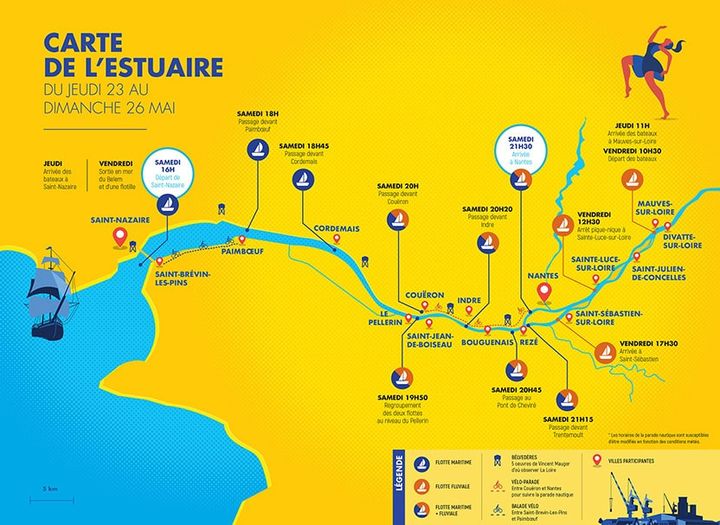 Carte du festival Débord de Loire 2019 (Débord de Loire 2019)