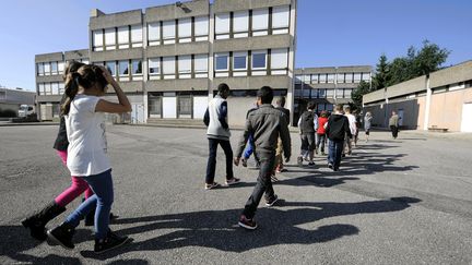 &nbsp; (rentrée des classes au collège Albert Camus de Jarville © Maxppp)