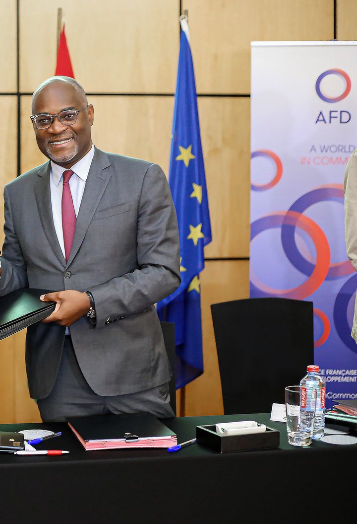 Christian Yoka,&nbsp;Directeur du département Afrique de l'Agence française de développement (AFD). (YUEFENG SUN)