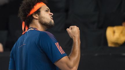 Jo-Wilfried Tsonga poursuit sa route à Marseille (BERTRAND LANGLOIS / AFP)