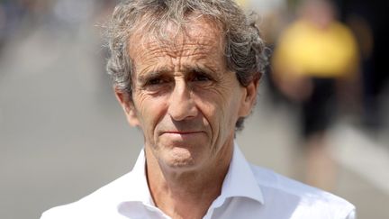 Alain Prost, le 9 juillet 2017, au Grand Prix d'Autriche. (GEORG HOCHMUTH / APA)