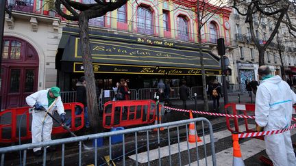 La salle du Bataclan, le 22 décembre 2015 à Paris. (FRANCOIS GUILLOT / AFP)