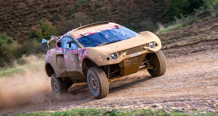 Le Bahrain Raid Xtreme qui sera piloté par Sébastien Loeb, en phase de test