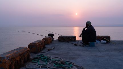 Quay of the port of Qiao Zi on Beigan Island, in the small Taiwanese archipelago of Matsu, located between Taiwan and mainland China.  (illustrative photo) (JACK MOORE / AFP)