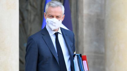 Bruno Le Maire à Paris le 8 décembre 2021. (BERTRAND GUAY / AFP)