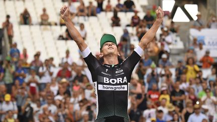 Le rouleur polonais Maciej Bodnar (Bora-Hansgrohe). (LIONEL BONAVENTURE / AFP)