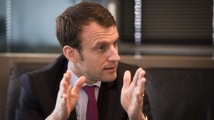 &nbsp; (Emmanuel Macron justifie à nouveau la création de son mouvement "En marche" © MaxPPP)