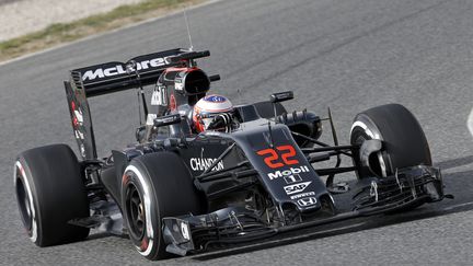 Jenson Button dans la McLaren MP431 et son moteur Honda (FRANCOIS FLAMAND / DPPI MEDIA)