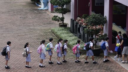 Une école à Hong Kong (illustration), le 29 septembe 2020. (WANG SHEN / XINHUA)