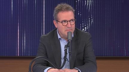 Martin Hirsch, le directeur général de l'Assistance publique - Hôpitaux de Paris était l'invité du "8h30 franceinfo", mercredi 20 janvier 2021. (FRANCEINFO / RADIOFRANCE)