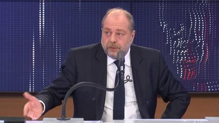 Le ministre de la Justice Eric Dupond-Moretti invité de franceinfo le 17 décembre 2020 (RADIO FRANCE)