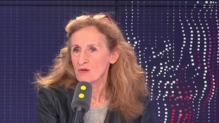 Nicole Belloubet,&nbsp;ministre de la Justice, invitée de franceinfo le 20 février 2019. (RADIO FRANCE / FRANCEINFO)