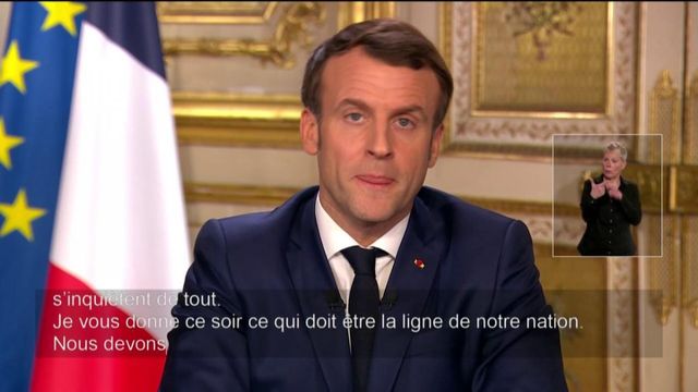 Coronavirus : Emmanuel Macron appelle les Français à être "solidaires"