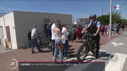 Le relâchement face au Covid-19 inquiète les autorités dans les Landes (France 2)