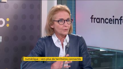 Laure de La Raudière (présidente de l’Arcep, Autorité de régulation des télécoms), invitée de franceinfo. (FRANCEINFO)