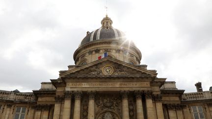 La coupole de l'Académie française à Paris, le 20 mars 2018. (LUDOVIC MARIN / POOL)