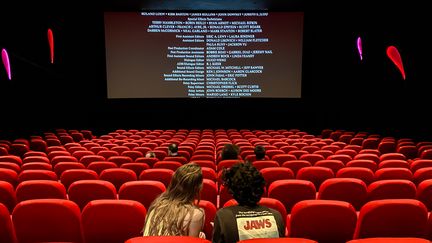 Une salle de cinéma à Paris, le 26 juin 2020. (J?R?ME LEBLOIS / HANS LUCAS)