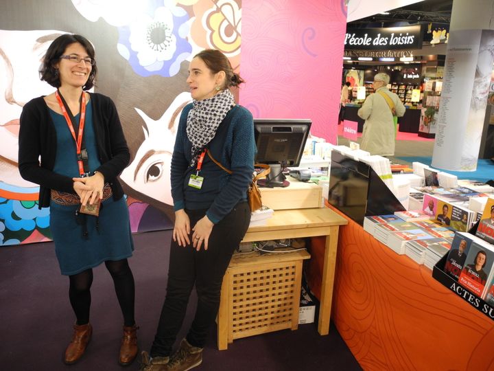 Audrey Rossi et Hélène Evain, libraires
 (Laurence Houot / Culturebox)