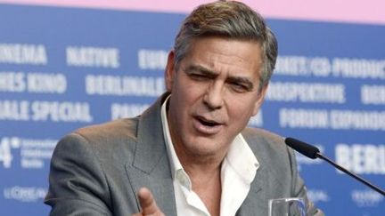 George Clooney à Berlin pour la présentation de son film  'The Monuments Men' (CLEMENS NIEHAUS/GEISLER-FOTOPRES / GEISLER-FOTOPRESS / PICTURE-ALLIANCE/AFP)