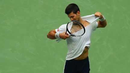 Le joueur serbe Novak Djokovic (MIKE STOBE / GETTY IMAGES NORTH AMERICA)