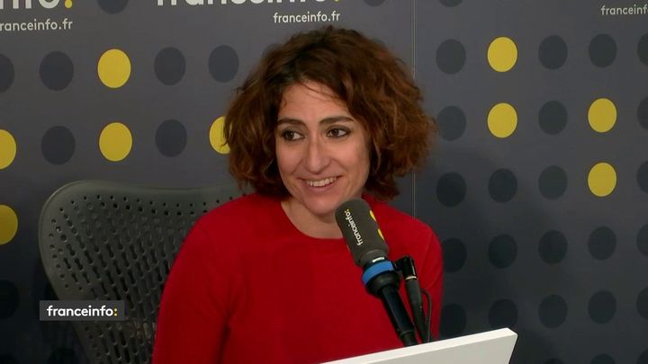 Isabelle Saporta était l'invitée de franceinfo mardi 28 janvier.&nbsp; (FRANCEINFO / RADIOFRANCE)