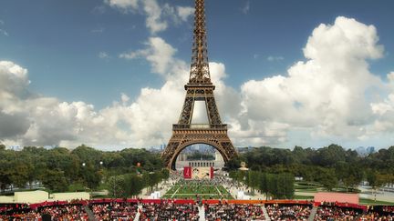 Au pied de la tour Eiffel, le Champ-de-Mars sera réservé au beach volley.