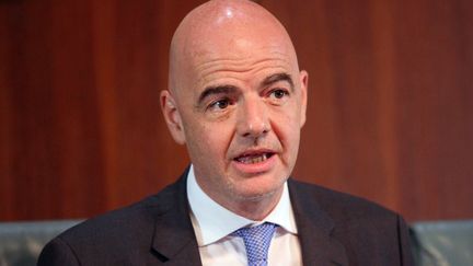 Gianni Infantino, président de la FIFA (PHILIP OJISUA / AFP)