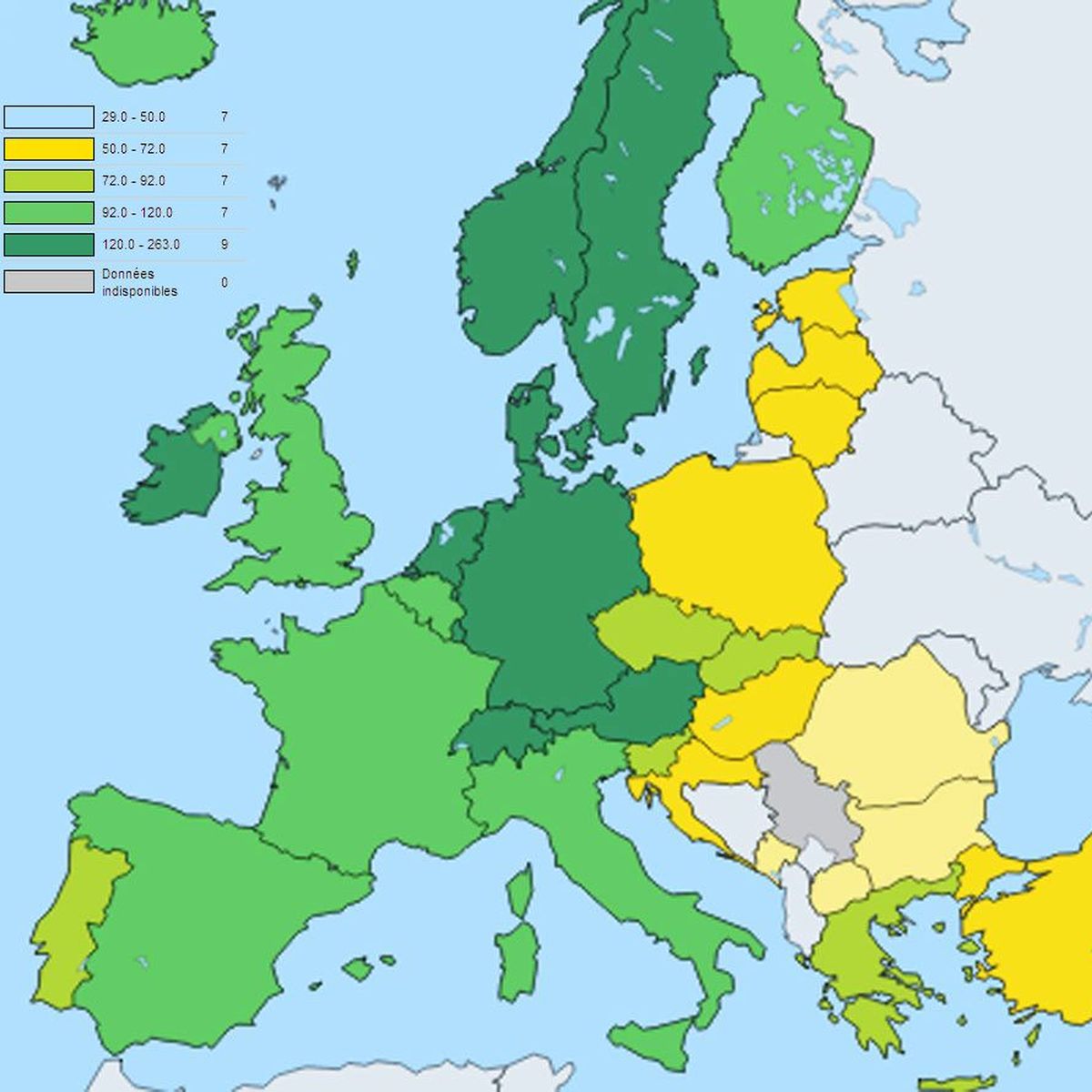 carte du PIB par habitant 2023