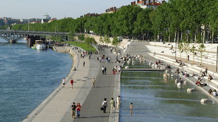 La ville de Lyon, où les parcs, jardins et cimetières seront fermés toute la journée du 29 mars 2024 à cause d'une alerte vent. (GUIZIOU FRANCK / HEMIS.FR / AFP)