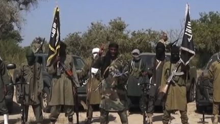 Capture d'&eacute;cran de la vid&eacute;o de Boko Haram, diffus&eacute;e le 31 octobre 2014. ( BOKO HARAM / AFP)