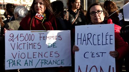 Manifestation contre le harcélement à Marseille (Bouches-du-Rhone), le 29 octobre 2017. (GERARD BOTTINO / CROWDSPARK)