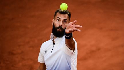 Benoit Paire a gagné son premier match post-confinement, au 1er tour de Roland-Garros (MARTIN BUREAU / AFP)