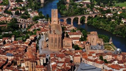 Albi, la "cité rouge" avec sa cathédrale Sainte-Cécile 
 ( PHOTOPQR/LA DEPECHE DU MIDI)