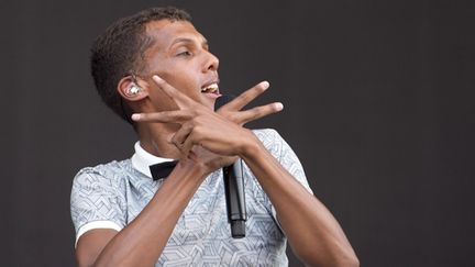 Stromae sur scène au Pinkpop Music festival (Pays-Bas) le 9 juin 2014.
 (Marcel Van Hoorn / AFP )