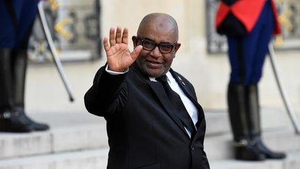 Le président Azali Assoumani à Paris le 30 septembre 2019. (BERTRAND GUAY / AFP)