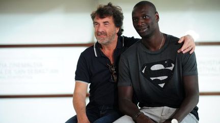 Omar Sy et François Cluzet, les vedettes d&#039;&quot;Intouchables&quot; à San Sebastian en septembre 2011
 (Rafa Rivas / AFP)