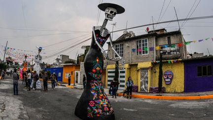 Défilé pour la Fête des morts à Mexico (Mexique). (GINARE/ EYEPIX GROUP / EYEPIX GROUPMAXPPP via Maxppp)