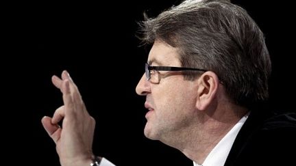 Mélenchon, un des quatres signataires du contrat de la Fondation Abbé Pierre (FRED DUFOUR / AFP)