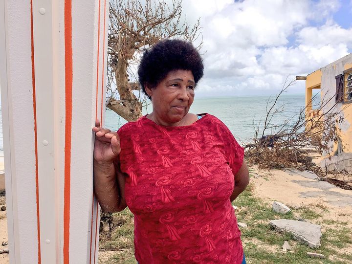 Bernadette Richardson a perdu sa soeur lors du passage de l'ouragan sur Saint-Martin. (RADIO FRANCE / MATTHIEU MONDOLONI)