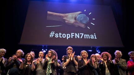 Un millier de représentants à la Cité de la Musique contre le FN le 02 mai 2017
 (NICOLAS MESSYASZ/SIPA)